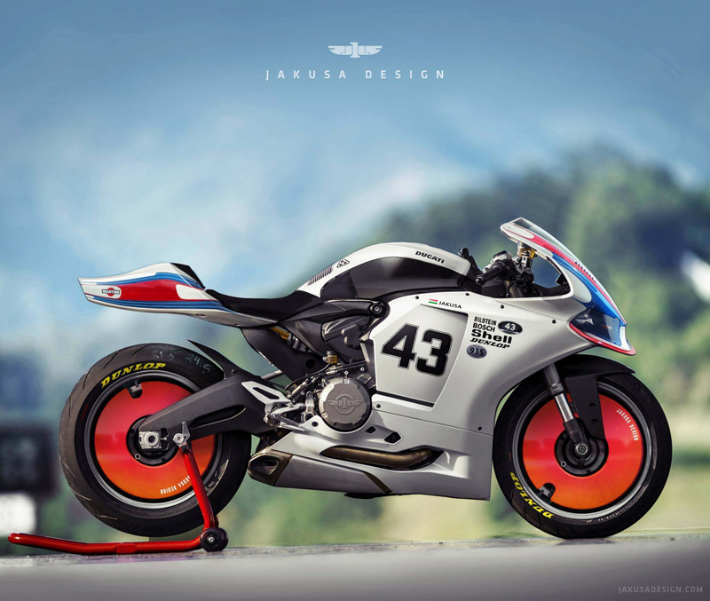 Illustration for article titled Ducati V4 Superbike Revealed!!